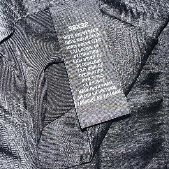 Axist Men's Black Dress Pants - Picture 3 of 5